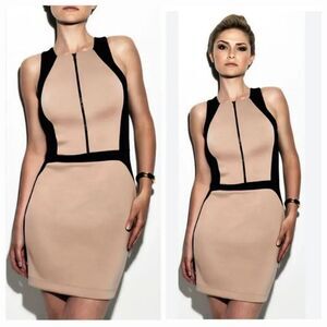NEW Robert Rodriguez Pre-Fall 2013 Collection Intermix Colorblock Neutral Dress